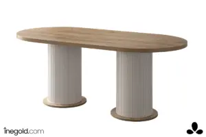 Meşe Oval Masa